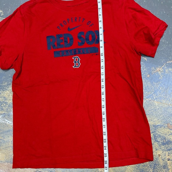 Nike Boston Red Sox Shirt N199-620 Medium Red MLB Baseball - Picture 6 of 8
